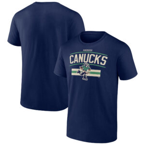 Men's Navy Vancouver Canucks Team Jersey Inspired T-Shirt