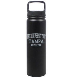 University of Tampa Spartans Black Grandpa 24oz. Stainless Steel Eugene Bottle