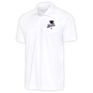 Men's Antigua White Newark Eagles Tribute Polo