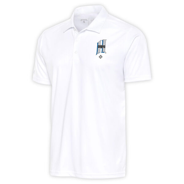 Men's Antigua White Homestead Grays Tribute Polo