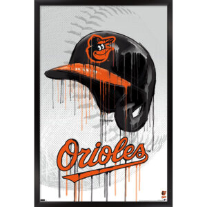 Baltimore Orioles 24.25" x 35.75" Framed Team Poster