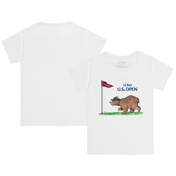 Youth 2023 U.S. Open Tiny Turnip White Bear Walk T-Shirt