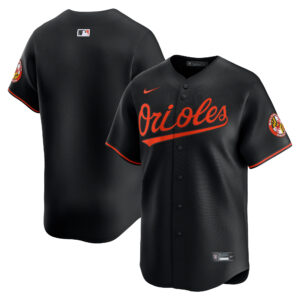 Men's Nike  Black Baltimore Orioles  Alternate Limited Jersey