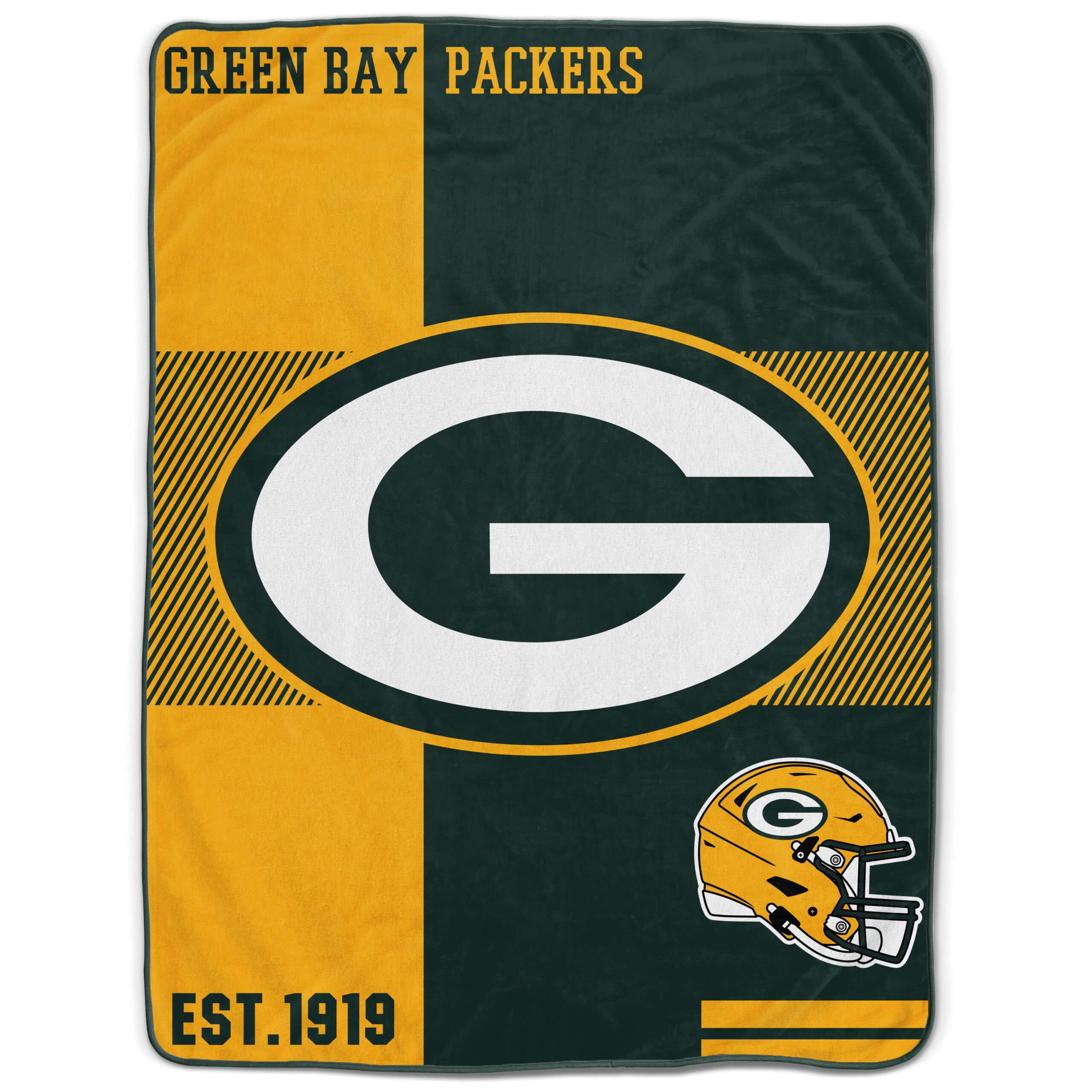Pegasus Green Bay Packers 60" x 80" Sherpa Throw Blanket - Image 6