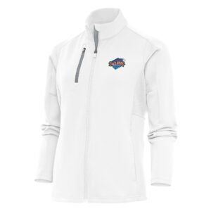 Women's Antigua  White Brooklyn Cyclones Generation Full-Zip Jacket