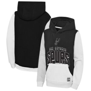 Youth Black San Antonio Spurs Rim Shot Pullover Hoodie