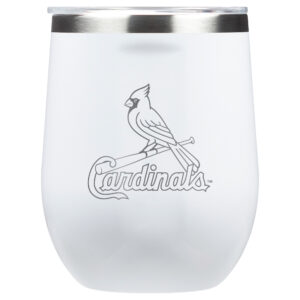 Corkcicle White St. Louis Cardinals 12oz. Primary Logo Stemless Tumbler