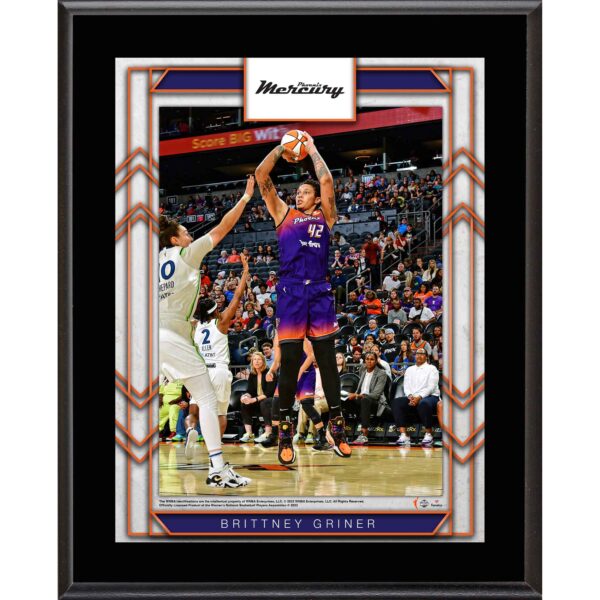 Brittney Griner Phoenix Mercury 10.5" x 13" Sublimated Player Plaque