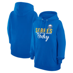 Women's G-III 4Her by Carl Banks Royal Buffalo Sabres  Team Sport Tri-Blend Fleece Hoodie