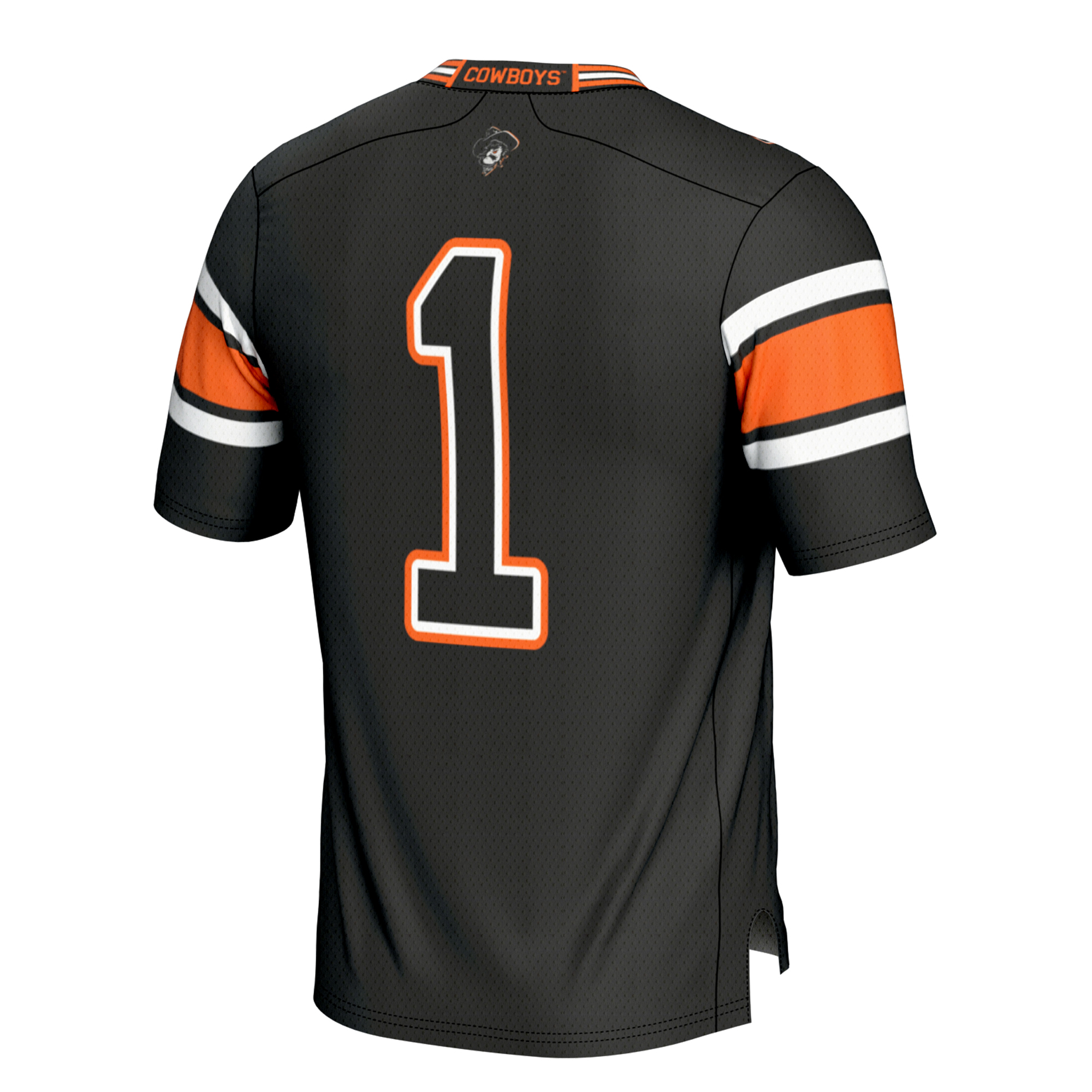 Men's GameDay Greats #1 Black Oklahoma State Cowboys Football Jersey - Image 4