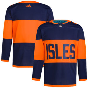 Men's adidas  Navy New York Islanders 2024 NHL Stadium Series Primegreen Authentic Jersey