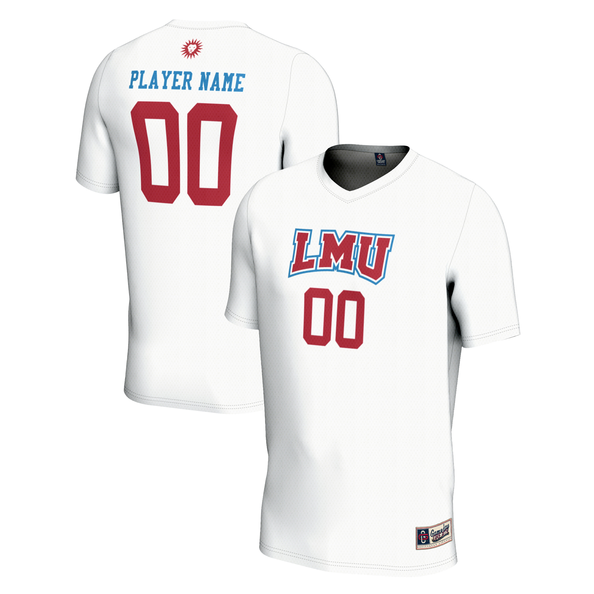 Youth GameDay Greats White Loyola Marymount Lions Lightweight NIL Pick-A-Player Men's Soccer Jersey - Image 2