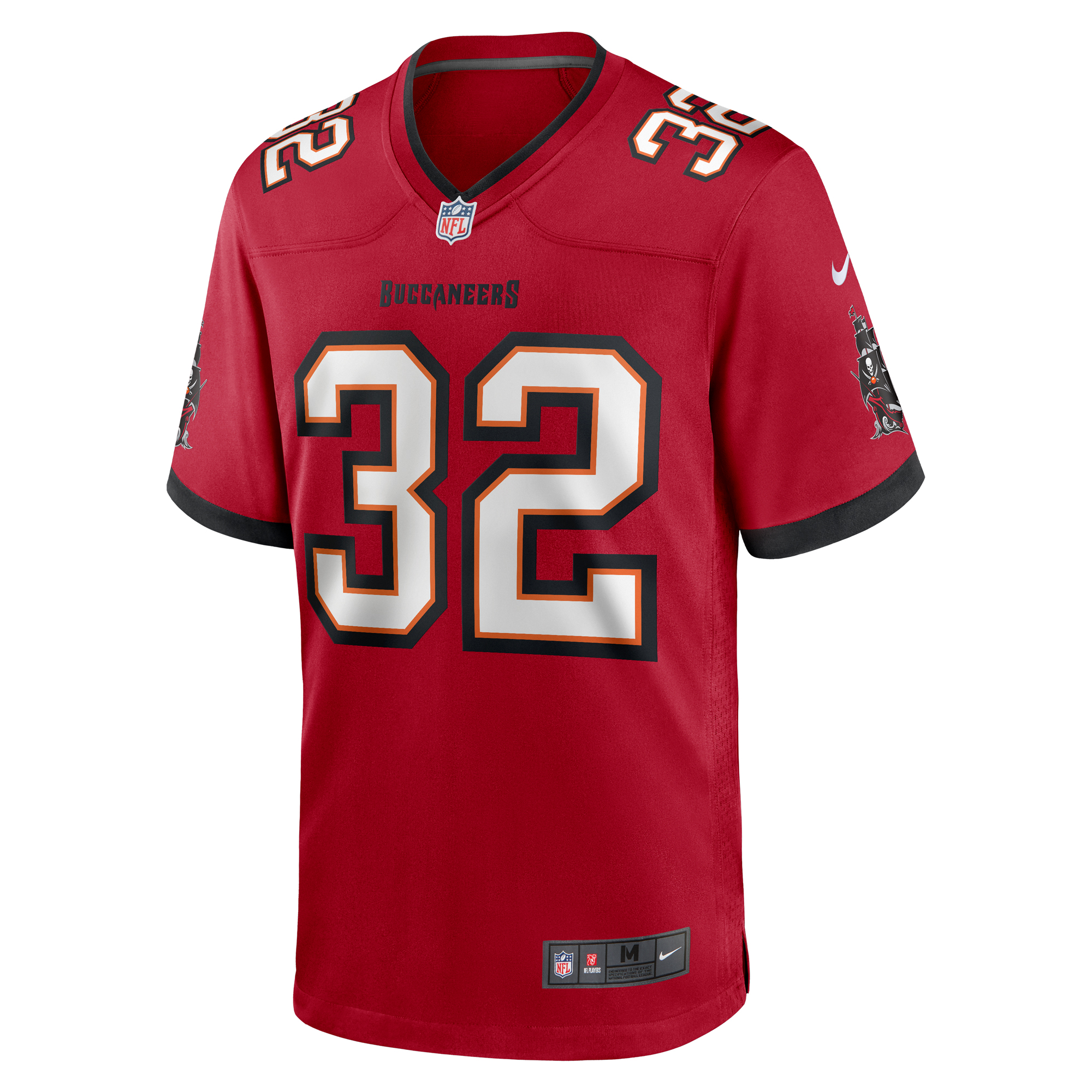 Men's Nike Josh Hayes Red Tampa Bay Buccaneers Game Jersey - Image 3