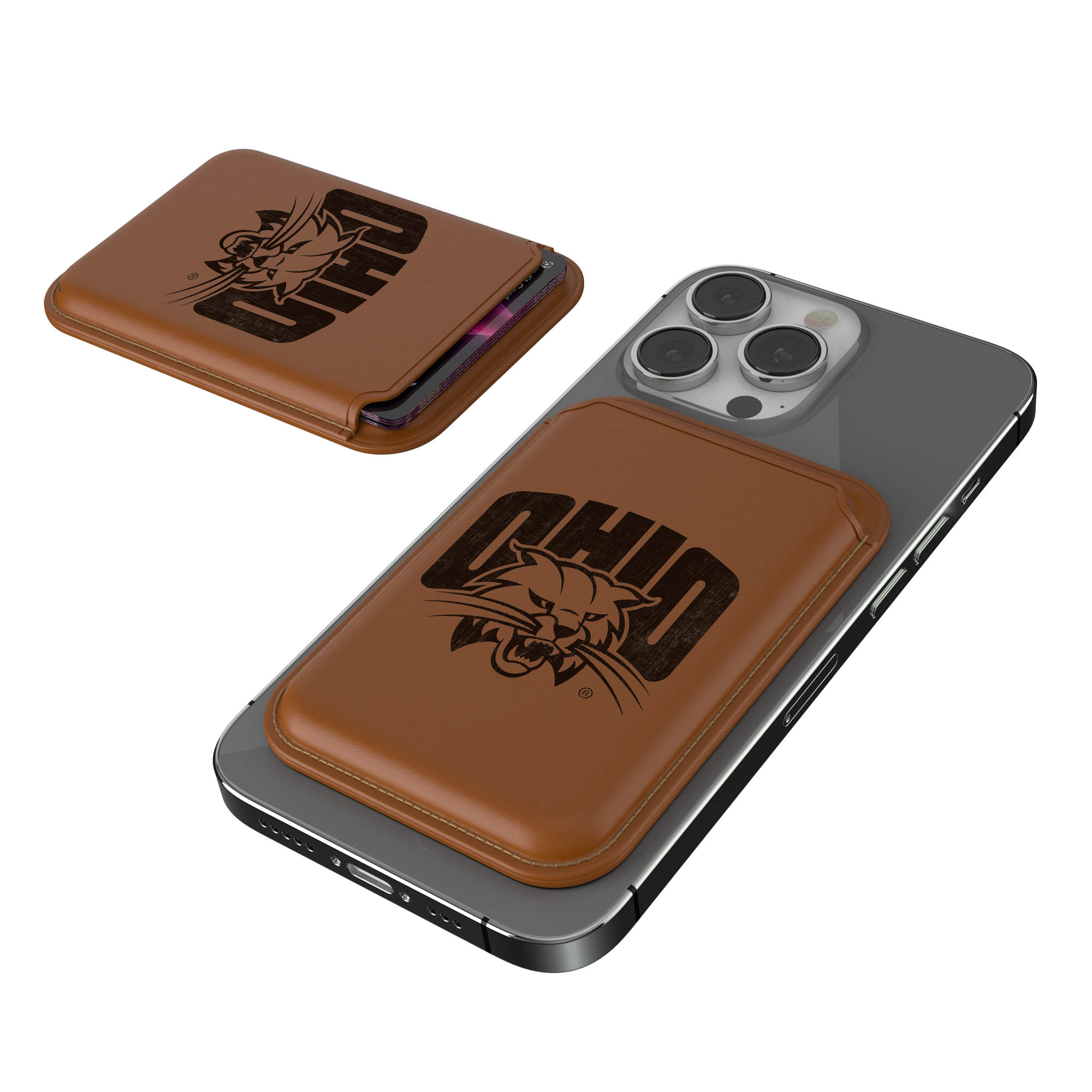 Keyscaper Ohio Bobcats Magnetic Credit Card Wallet
