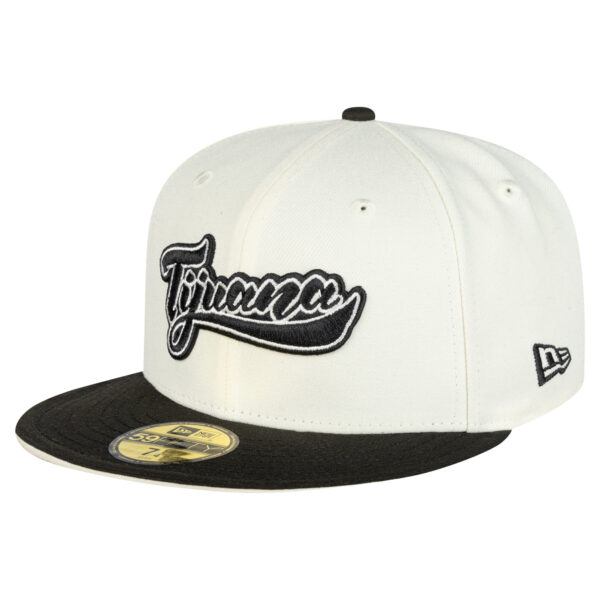 Men's New Era White/Black Tijuana Toros Mexico League On Field 59FIFTY Fitted Hat