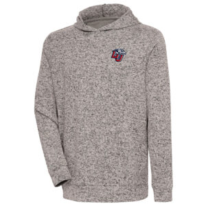 Men's Antigua  Oatmeal Liberty Flames Absolute Pullover Hoodie