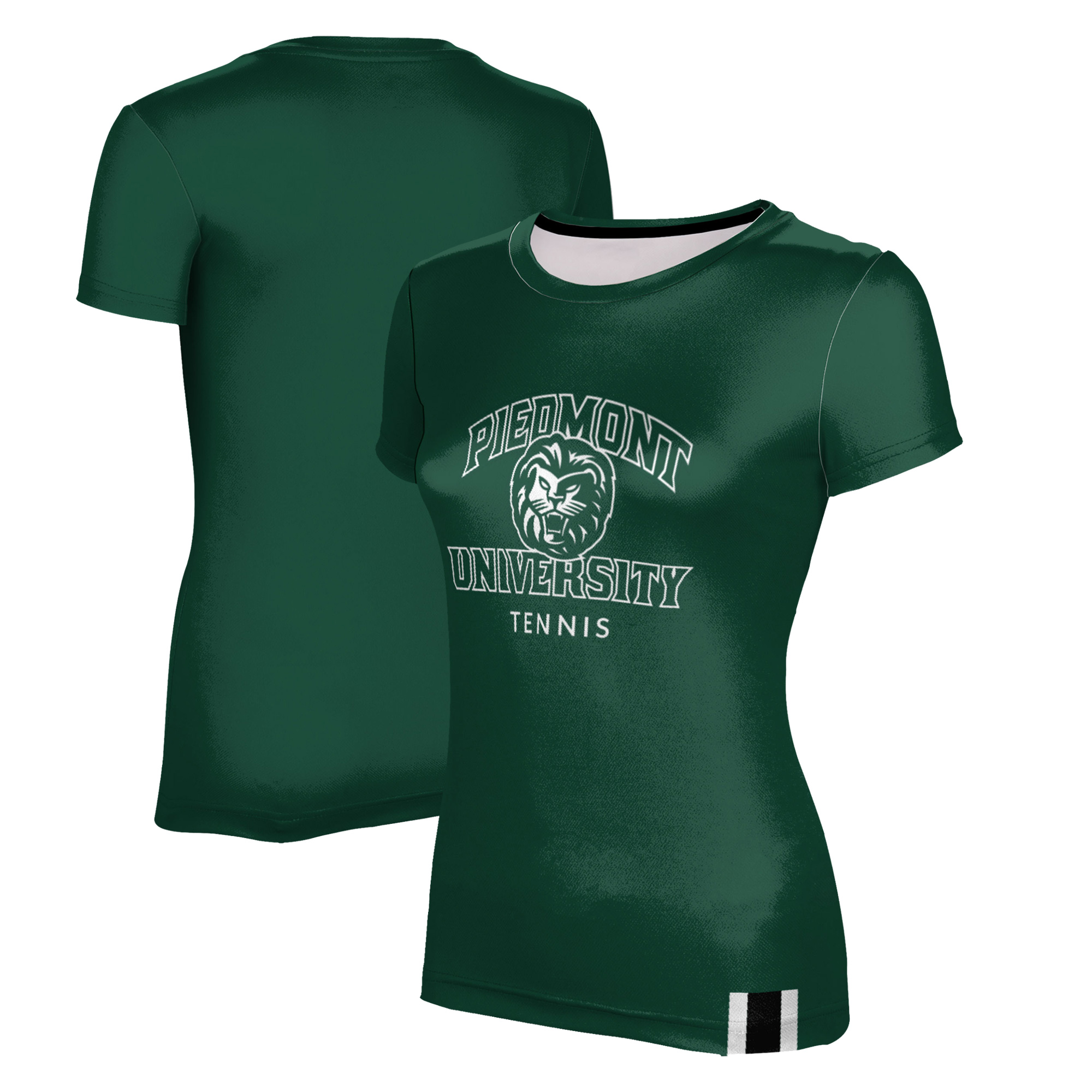 Women's ProSphere Green Piedmont Lions Tennis T-Shirt - Image 2