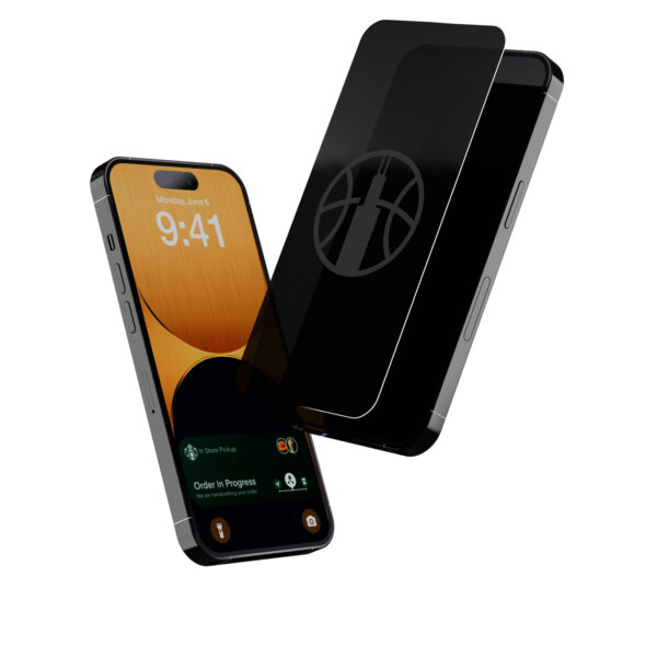 Keyscaper Chicago Sky iPhone Privacy Glass Disappearing Logo Screen Protector