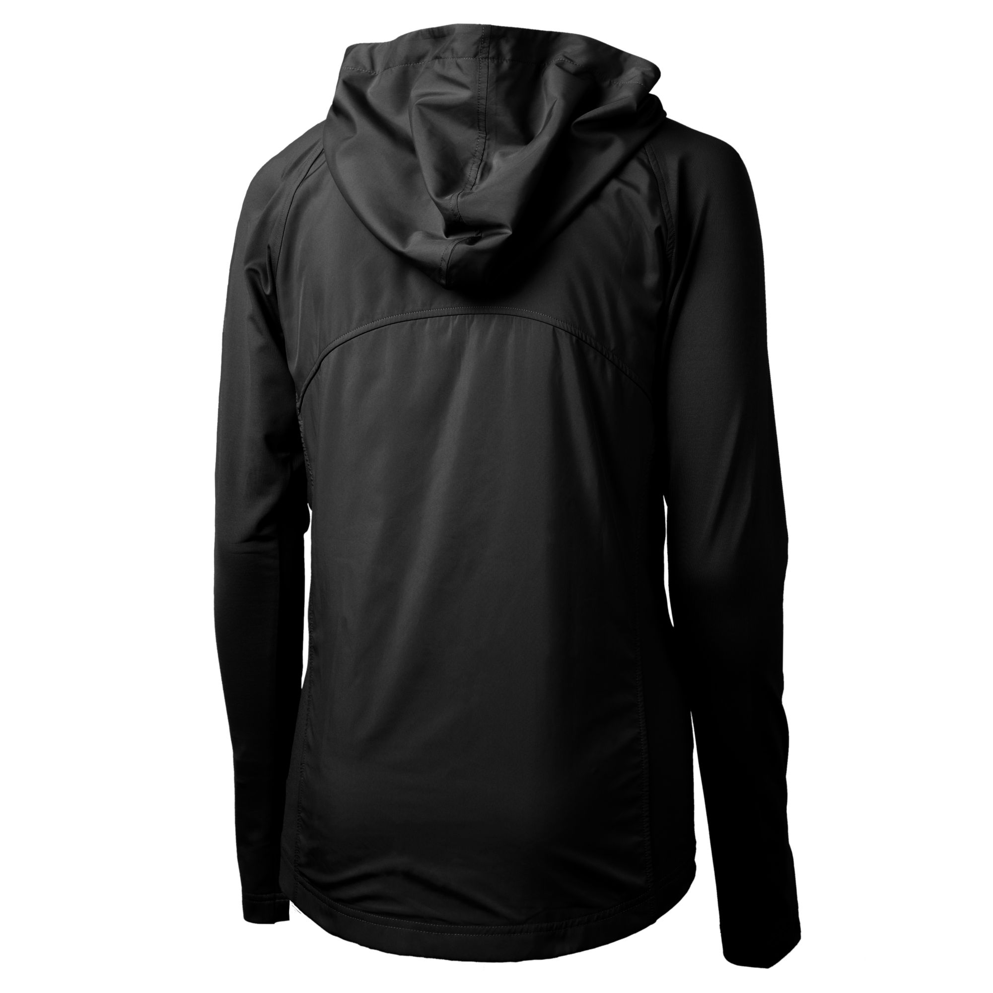 Women's Cutter & Buck Black Nashville Sounds Adapt Eco Knit Hybrid Recycled Raglan Full-Zip Jacket - Image 7