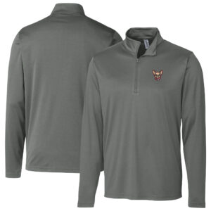 Men's Cutter & Buck  Steel El Paso Chihuahuas  Clique Spin Eco Performance Half-Zip Pullover