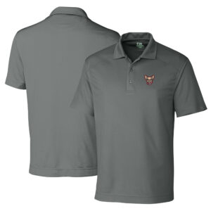 Men's Cutter & Buck Gray El Paso Chihuahuas DryTec Genre Textured Solid Polo