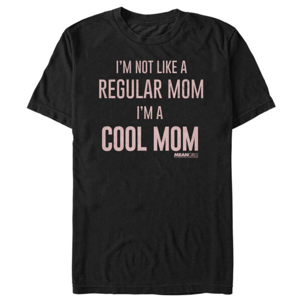 Men's Mad Engine White Mean Girls I'm Not Like a Regular Mom Graphic T-Shirt