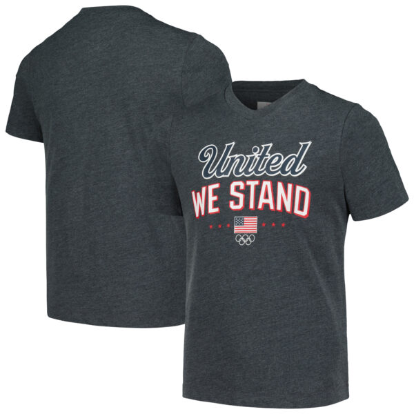 Girls Youth Heather Charcoal Team USA Victory T-Shirt - Image 5