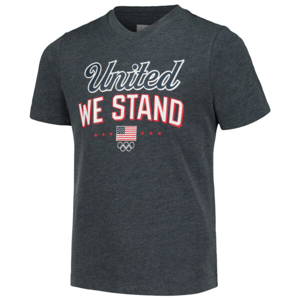 Girls Youth Heather Charcoal Team USA Victory T-Shirt - Image 6