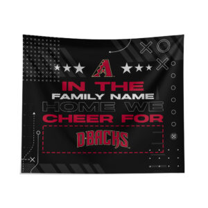 Pegasus Arizona Diamondbacks 51" x 60" We Cheer For Personalized Wall Tapestry