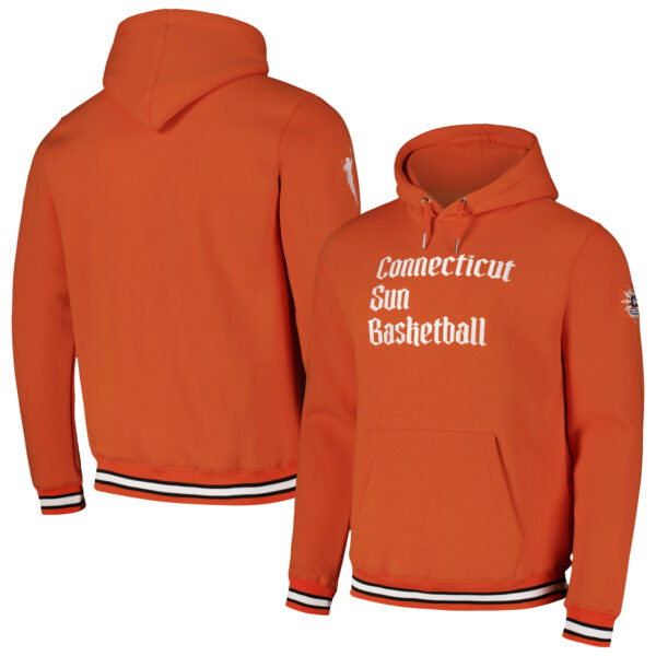 Unisex Orange Connecticut Sun Premium Pullover Hoodie - Image 5