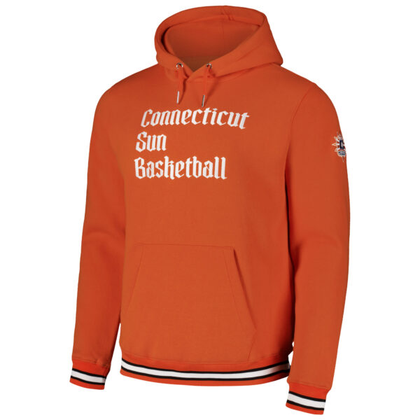 Unisex Orange Connecticut Sun Premium Pullover Hoodie - Image 6