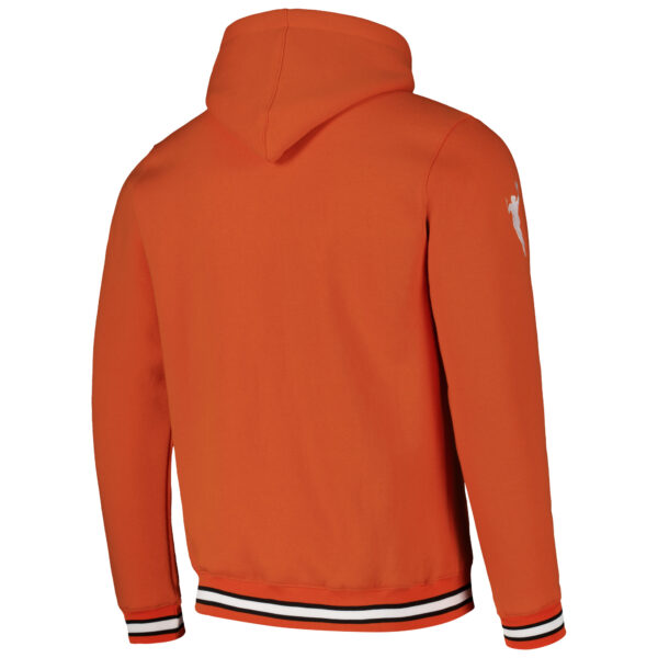 Unisex Orange Connecticut Sun Premium Pullover Hoodie - Image 7