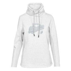Women's Levelwear Cream Memphis Grizzlies Loop Sweep Pullover Sweatshirt