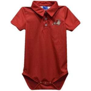 Infant Vive La Fete Red Sacred Heart Pioneers Polo Bodysuit