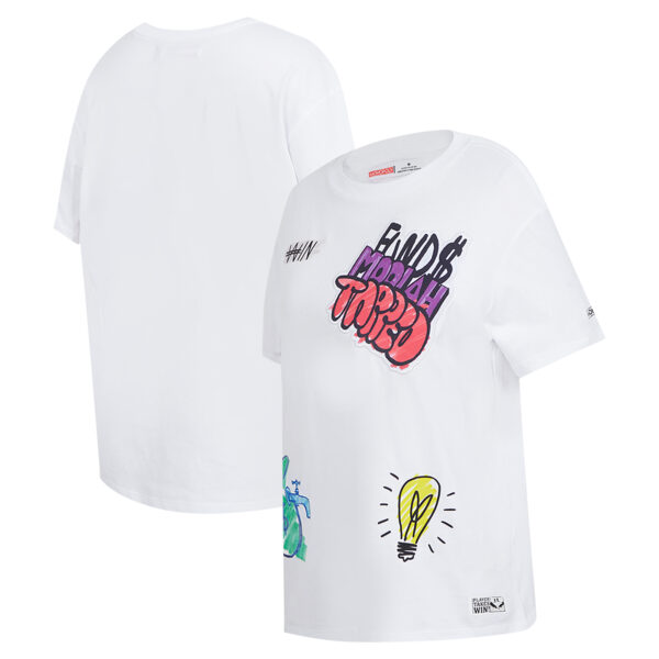 Women's Freeze Max White Monopoly Boyfriend T-Shirt