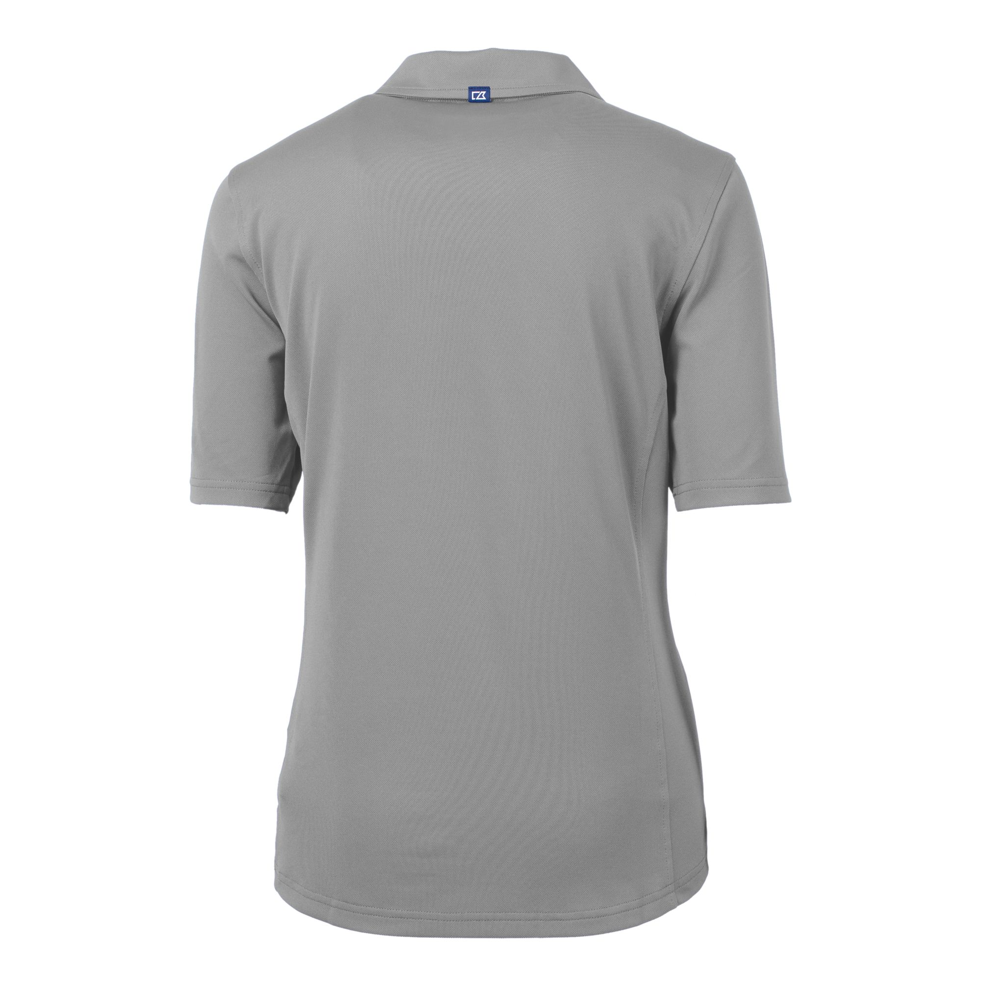 Women's Cutter & Buck Gray St. Louis Cardinals Virtue Eco Pique Recycled Polo - Image 7