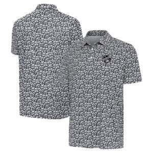 Men's Antigua Gray/Black FC Cincinnati Seasons Polo