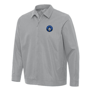 Men's Antigua Gray CF Montreal Pivot Full-Zip Jacket
