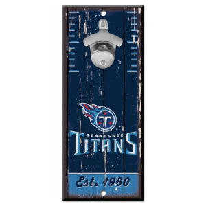WinCraft Tennessee Titans 5" x 11" Bottle Opener Wood Sign