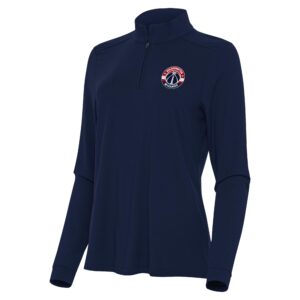 Women's Antigua Navy Washington Wizards Intent Quarter-Zip Top