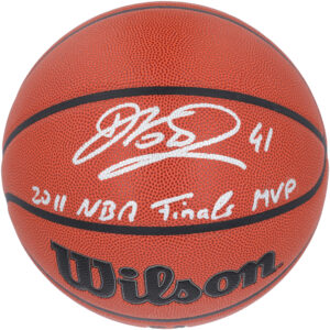 Dirk Nowitzki Dallas Mavericks Autographed Wilson Authentic Series Indoor/Outdoor Basketball with "2011 NBA Finals MVP" Inscription
