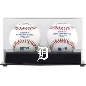 Detroit Tigers Deluxe Two Baseball Cube Logo Display Case