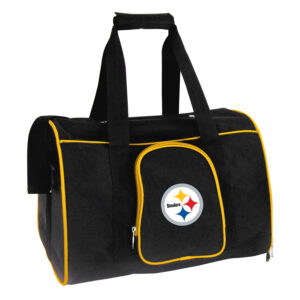 Black Pittsburgh Steelers Small 16" Pet Carrier