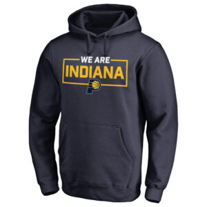 Men's Navy Indiana Pacers We Are Iconic Collection Pullover Hoodie