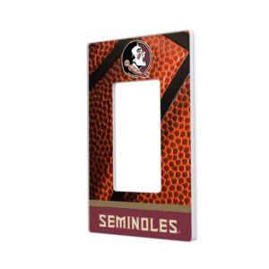 Florida State Seminoles Basketball Design Single Rocker Light Switch Plate