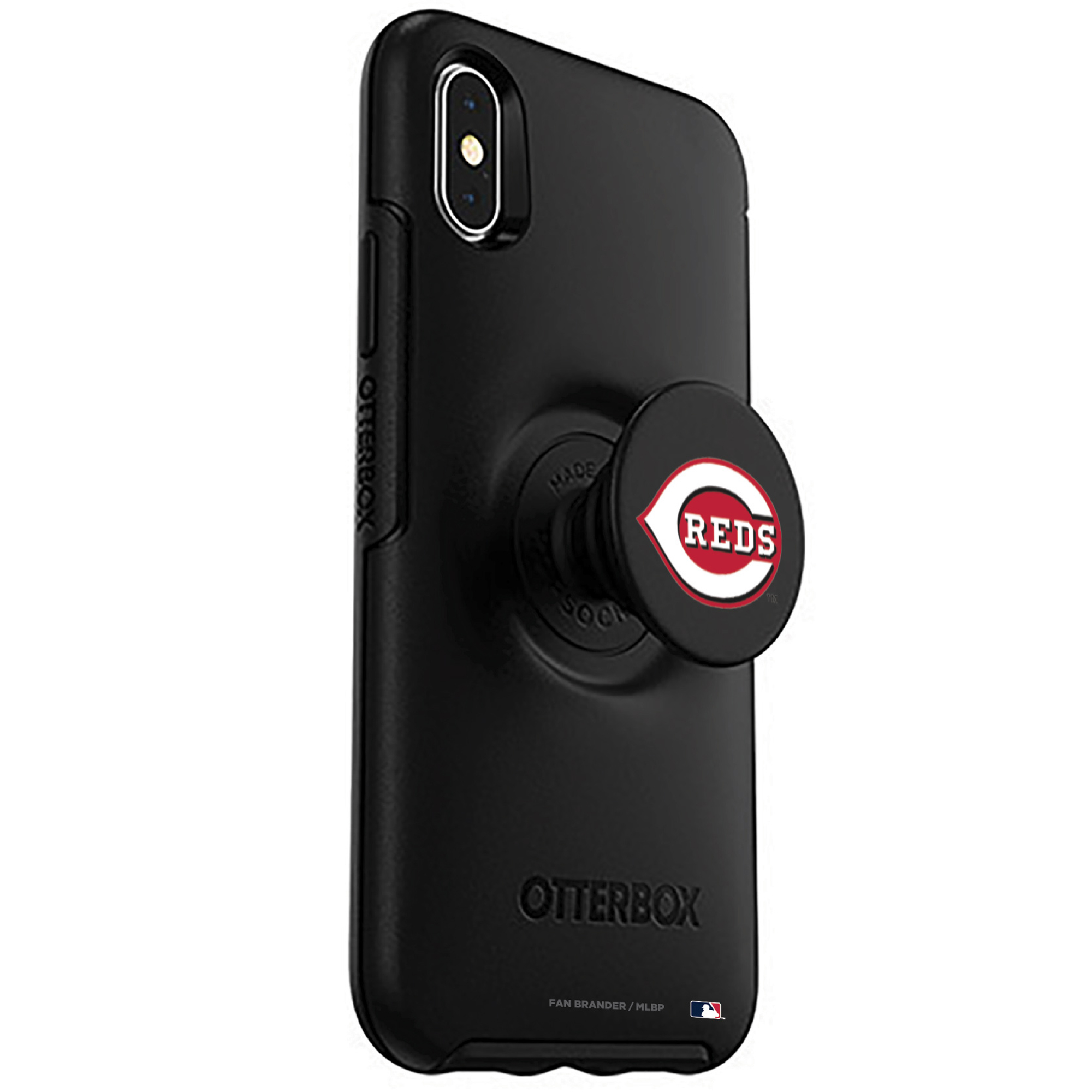 OtterBox Cincinnati Reds Otter + Pop Symmetry Series iPhone Case with Integrated PopSockets PopGrip - Image 7