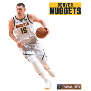 Fathead Nikola Jokic Denver Nuggets 3-Pack Life-Size Removable Wall Decal