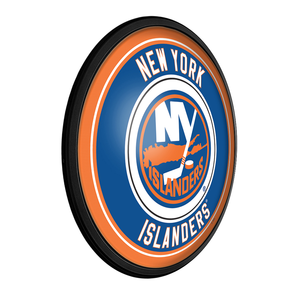 New York Islanders 18'' x 18'' Slimline Illuminated Wall Sign - Image 7