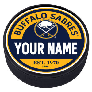 Buffalo Sabres Personalized Puck