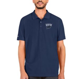 Men's Antigua Navy Howard Bison Big & Tall Legacy Pique Polo